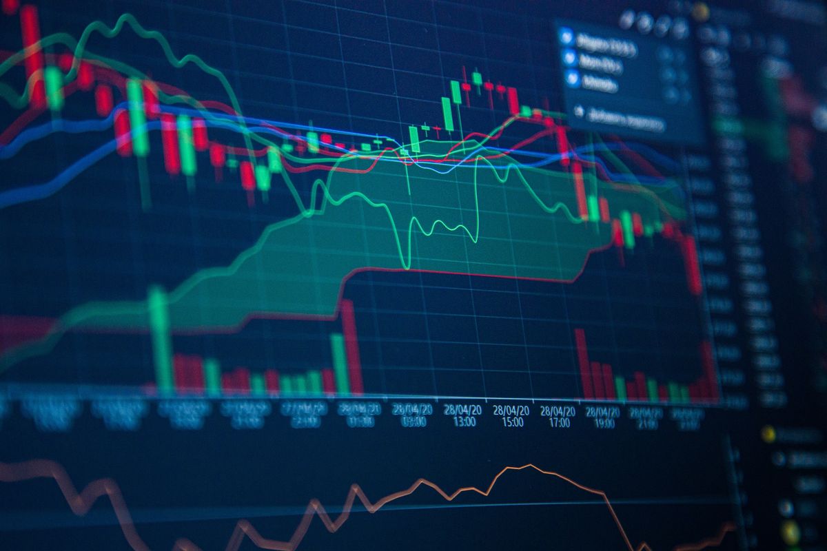 Grafik pergerakan Indeks Harga Saham Gabungan (IHSG)